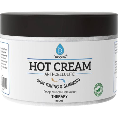 PURSONIC CCMRC10 HOT CREAM ANTI CELLULITE 10oz AN INTENSIVE