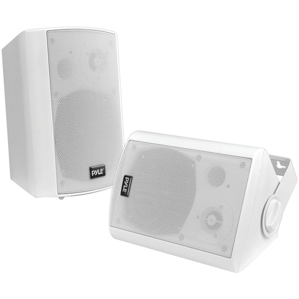 Pyle Home PDWR61BTWT 6.5" Indoor/Outdoor Wall-Mount Bluetooth Speaker System (White)
