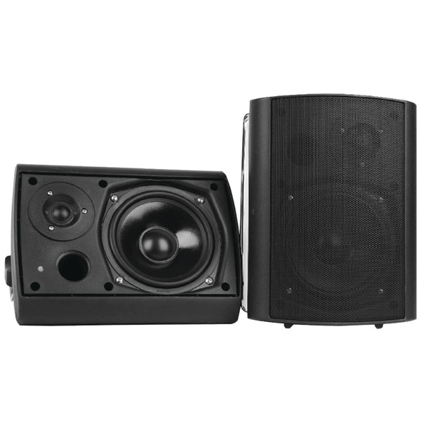Pyle Home PDWR62BTBK 6.5" Indoor/Outdoor Wall-Mount Bluetooth Speaker System (Black)