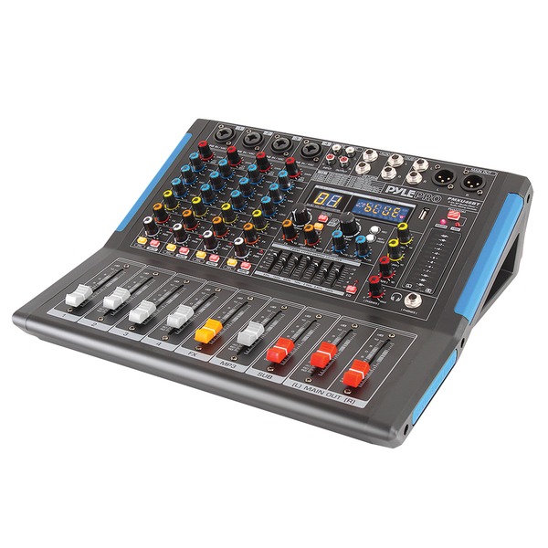 Pyle PMXU46BT 4-Channel Bluetooth Studio Pro Audio DJ Mixer