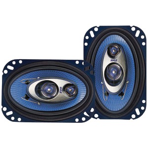 Pyle PL463BL Blue Label Speakers (4" x 6", 3 Way)
