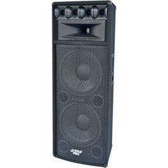 DUAL 12" PROFESSIONAL DJ CABINETS;PYLE PRO;1600WATTS