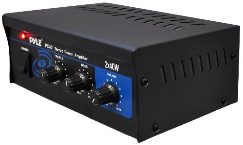 Pyle Mini 2 Channel 80 Watt Amplifier with Bluetooth