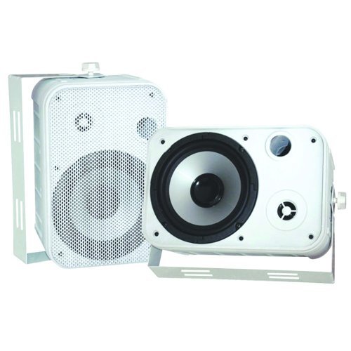 SPEAKERS 6.5" WHITE OUTDOOR PYLE PRO; PAIR