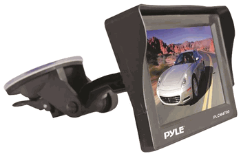 Pyle 4.7" Monitor w/ Rearview License Plate Camera
