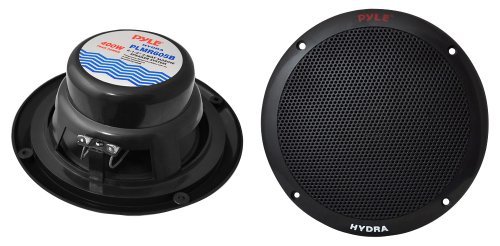 Pyle Marine 6.5" 2-Way Speakers (Black)