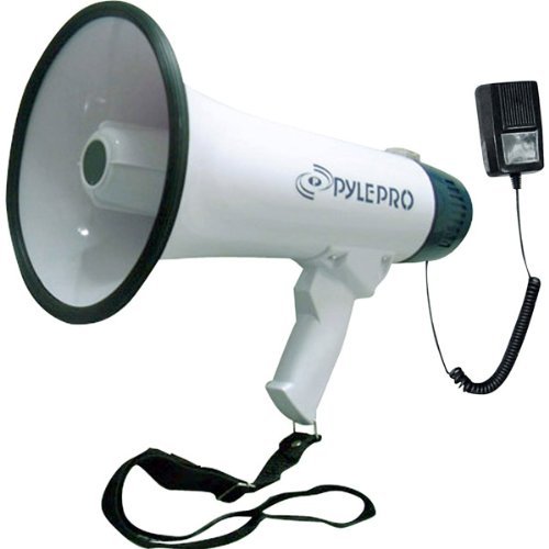 Pyle Pro Professional Dynamic Megaphone with recording detachable microphone