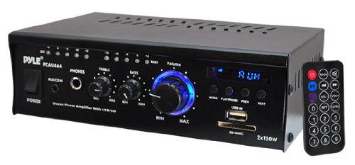 Pyle mini 2CH amplifier with USB