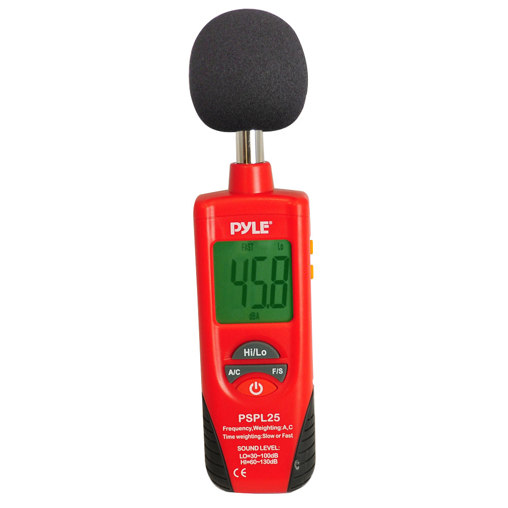 Pyle sound level meter(red/black color)