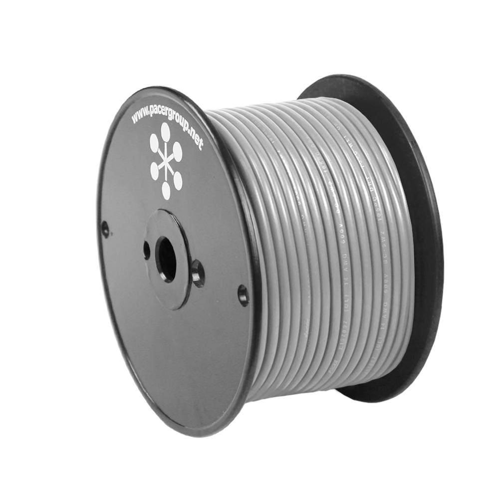 Pacer Grey 16 AWG Primary Wire - 100'