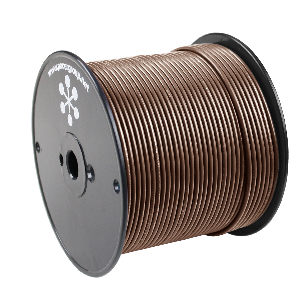 Pacer Brown 16 AWG Primary Wire - 500'