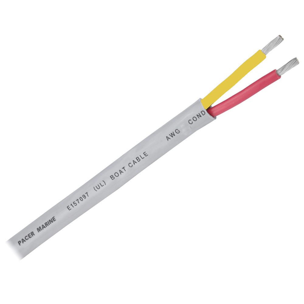 Pacer 12/2 AWG Round Safety Duplex Cable - Red/Yellow - 500'