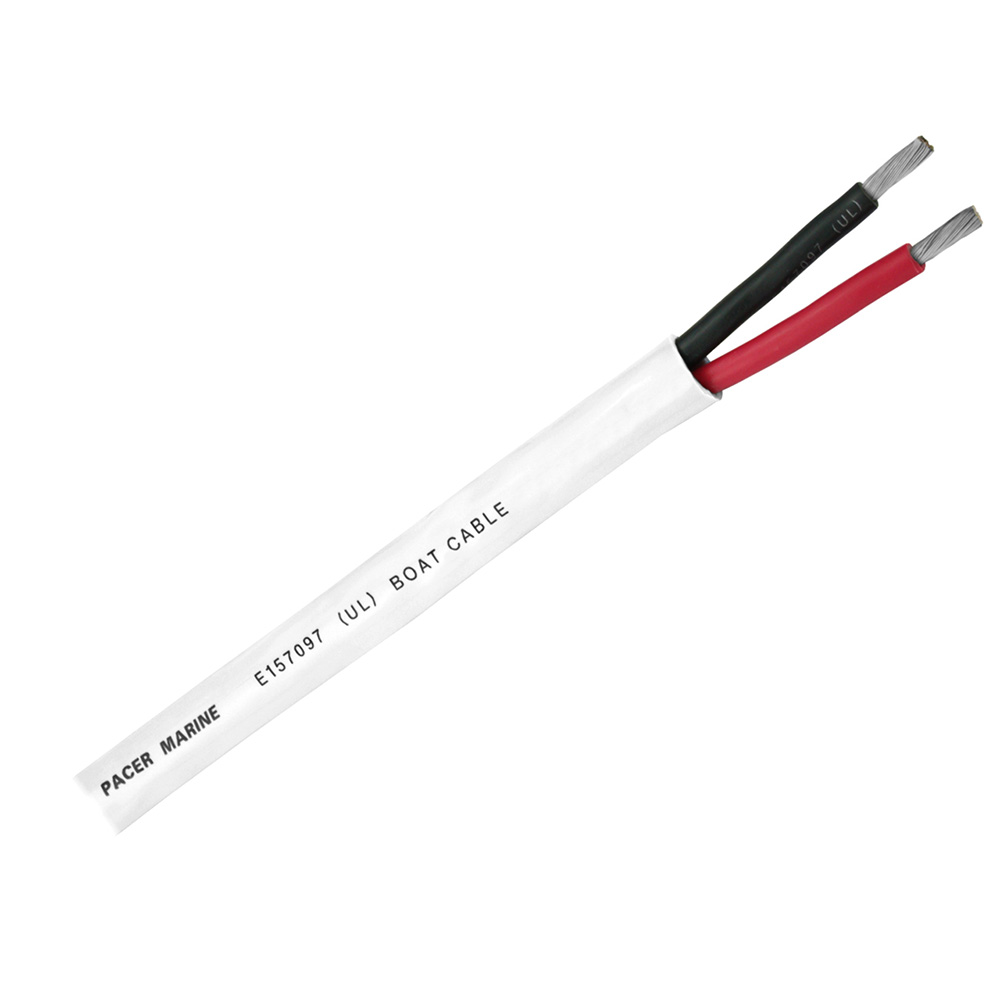 Pacer Duplex 2 Conductor Cable - 250' - 10/2 AWG - Red, Black