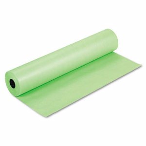 Rainbow Kraft Colored Kraft Duo-Finish Kraft Paper - ClassRoom Project - 36"Width x 1000 ftLength - 1 / Roll - Lite Green - Kraf
