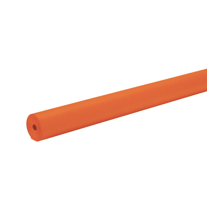 Spectra ArtKraft Duo-Finish Kraft Paper - ClassRoom Project - 48"Width x 200 ftLength - 1 / Roll - Orange - Kraft