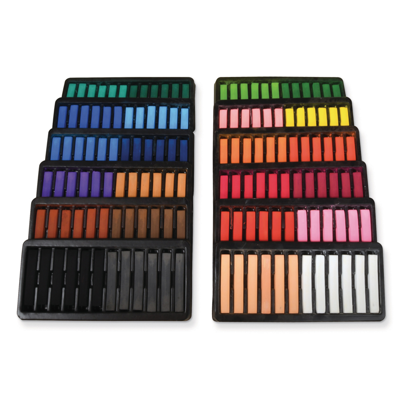 Creativity Street Creativity Street Square Artist Pastels - 0.4" Length - Assorted - 144 / Set