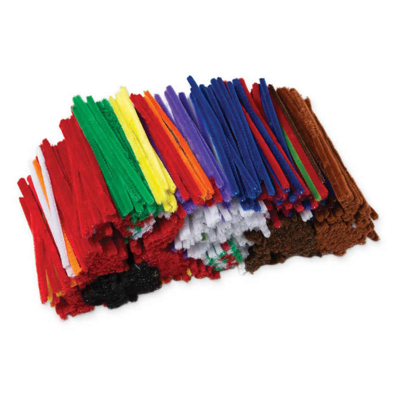 JUMBO CHENILLE STEMS CLASS PK 6IN