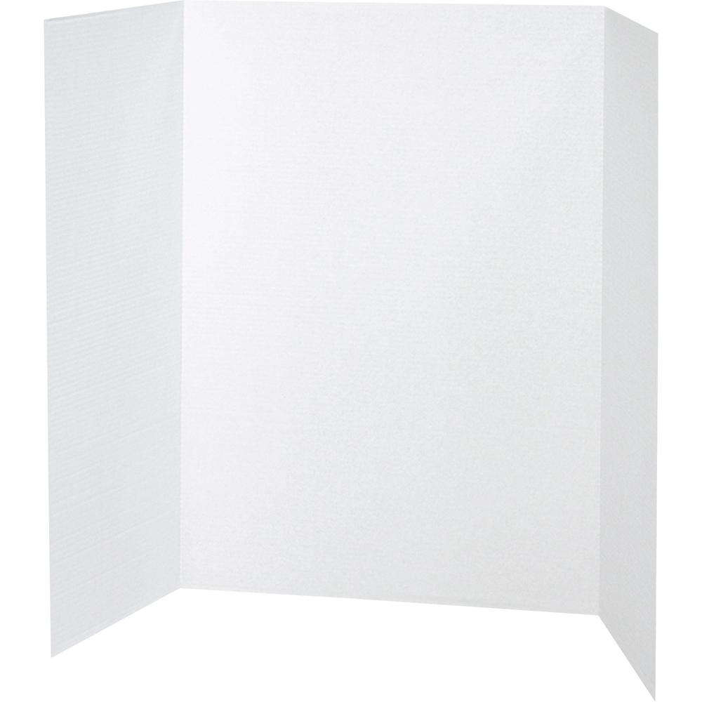 Pacon Presentation Boards - 36" Height x 48" Width - White Surface - 4 / Carton