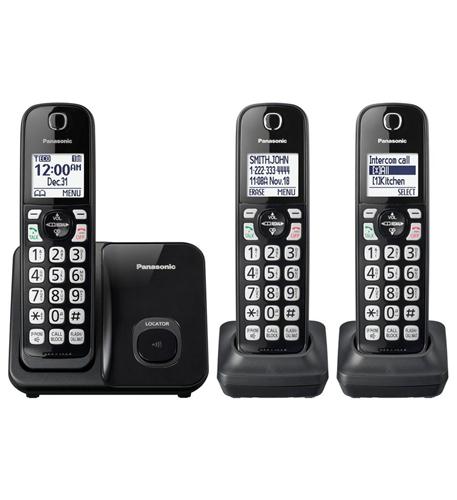 3HS Cordless Telephone in black