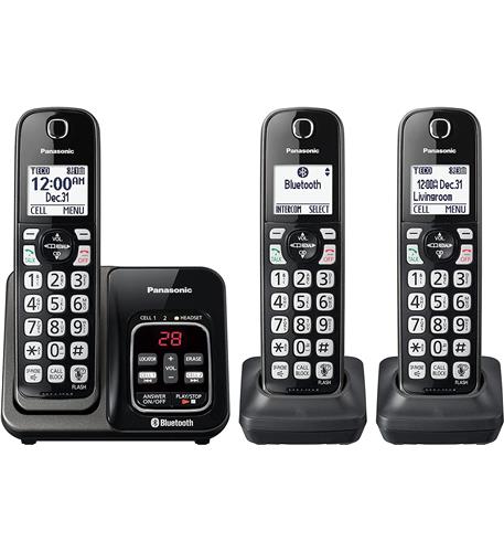 3HS Cordless Telephone- Met Black- ITAD