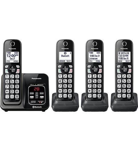 4HS Cordless Telephone- Met Black- ITAD