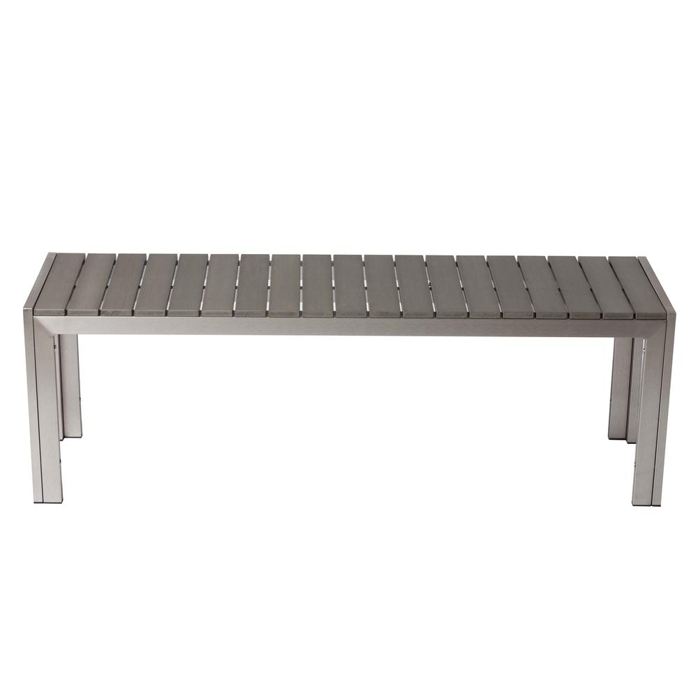 Breeze Bench, Brush Grey