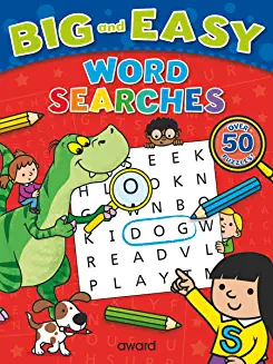 Big & Easy WORD SEARCHES Over 50 word search puzzles & coloring (Age (Age 4+)