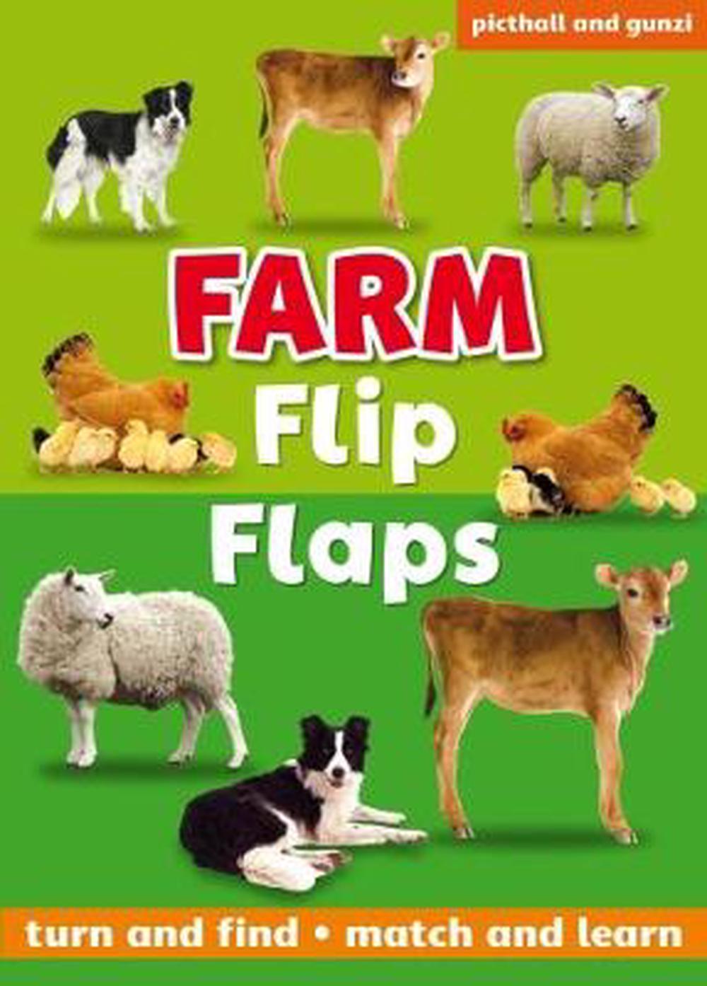 FLIP FLAPS -FARM: From an award winning early-learning split-page series (Age 3+)