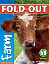 Fold-out FARM Sticker Book, plus Giant Wallchart & 50 big stickers (Age 6+)