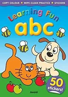 LEARNING FUN - ABC, Bold images to color... learning letters! (Age 3+)