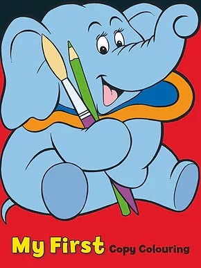 My First Copy Colouring Book - ELEPHANT and company