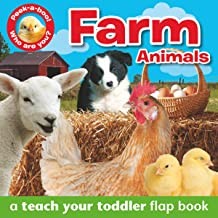 PEEK-A-BOO - FARM ANIMALS, A Teach-your-Toddler flap book (Age 2+)