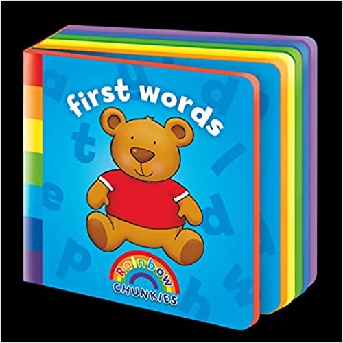 Rainbow Chunkies - FIRST WORDS (A foam board book) (Age 0-3)