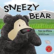 Sneezy Bear [Board book] Bear is hungry but can't stop sneezing (Age 0-3)