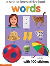 Start to Learn WORDS Sticker Book (Age 2-4)