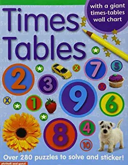 TIMES TABLES: With over 280 Puzzles to Solve and Sticker! (Age 6+)