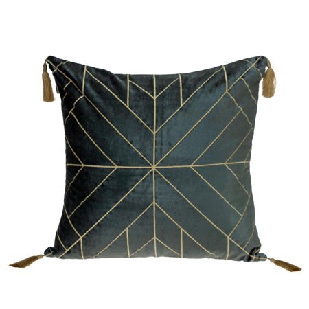 Parkland Collection Zella Transitional Throw Pillow 20" x 20" Charcoal