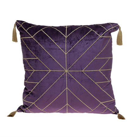 Parkland Collection Zella Transitional Throw Pillow 20" x 20" Dark Purple