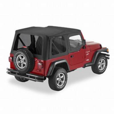 REPLAY OEM REPLACEMENT TOP-97-06 WRANGLER TJ UNLIMITED (BLACK DIAMOND TINTED WINDOWS)