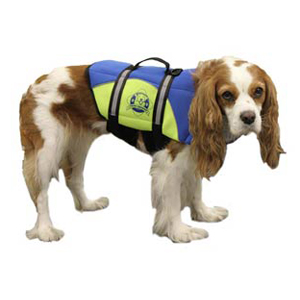 Neoprene Doggy Life Jacket S Blue/Yellow