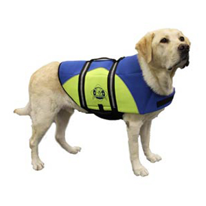 Neoprene Doggy Life Jacket XL Blue/Yellow