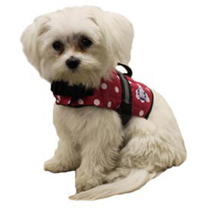 Doggy Life Jacket XXS Pink Polka Dot