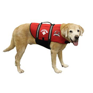 Neoprene Doggy Life Jacket L Red