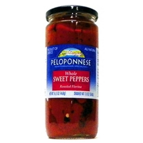 Peloponnese Roasted Florina Whole Peppers (6x13Oz)