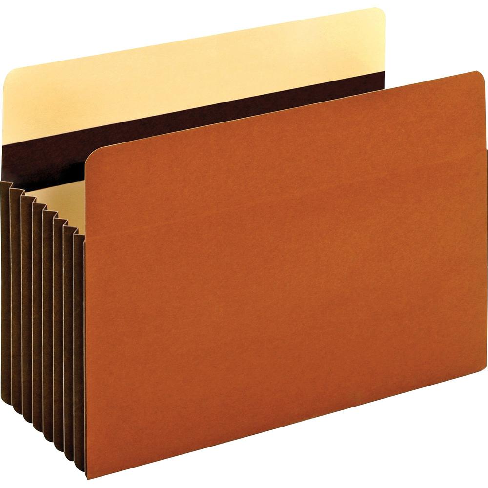 Pendaflex Legal Recycled Expanding File - 8 1/2" x 14" - 1600 Sheet Capacity - 7" Expansion - Tyvek, Redrope, Redrope - Brown - 