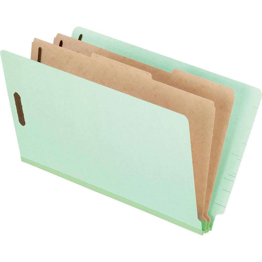 Pendaflex Legal Recycled Classification Folder - 8 1/2" x 14" - 2" Fastener Capacity for Folder - 2 Divider(s) - Pressboard, Tyv