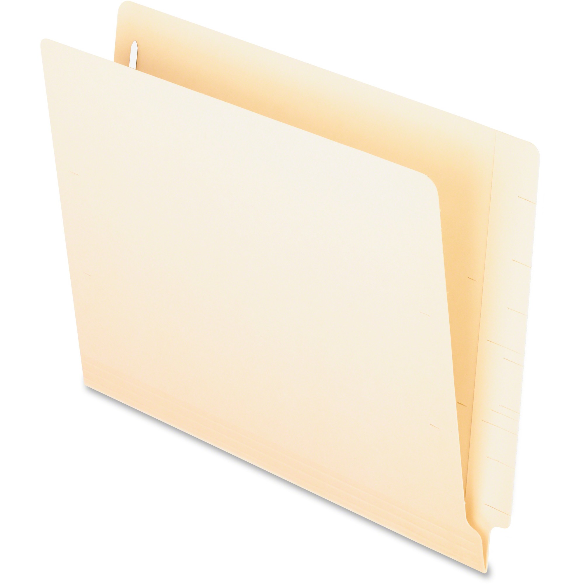 Pendaflex Straight Tab Cut Letter Recycled End Tab File Folder - 2" Folder Capacity - 8 1/2" x 11" - 400 Sheet Capacity - 2 Fast