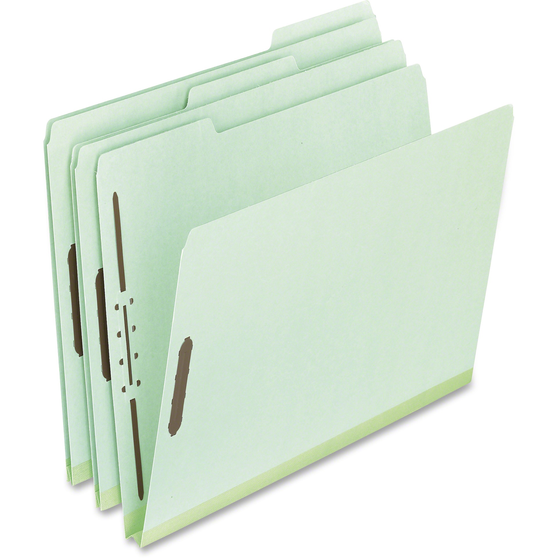 Pendaflex Pressboard Folders with Fastener - 8 1/2" x 11" - 1" Expansion - 2 Fastener(s) - Top Tab Location - Assorted Position 