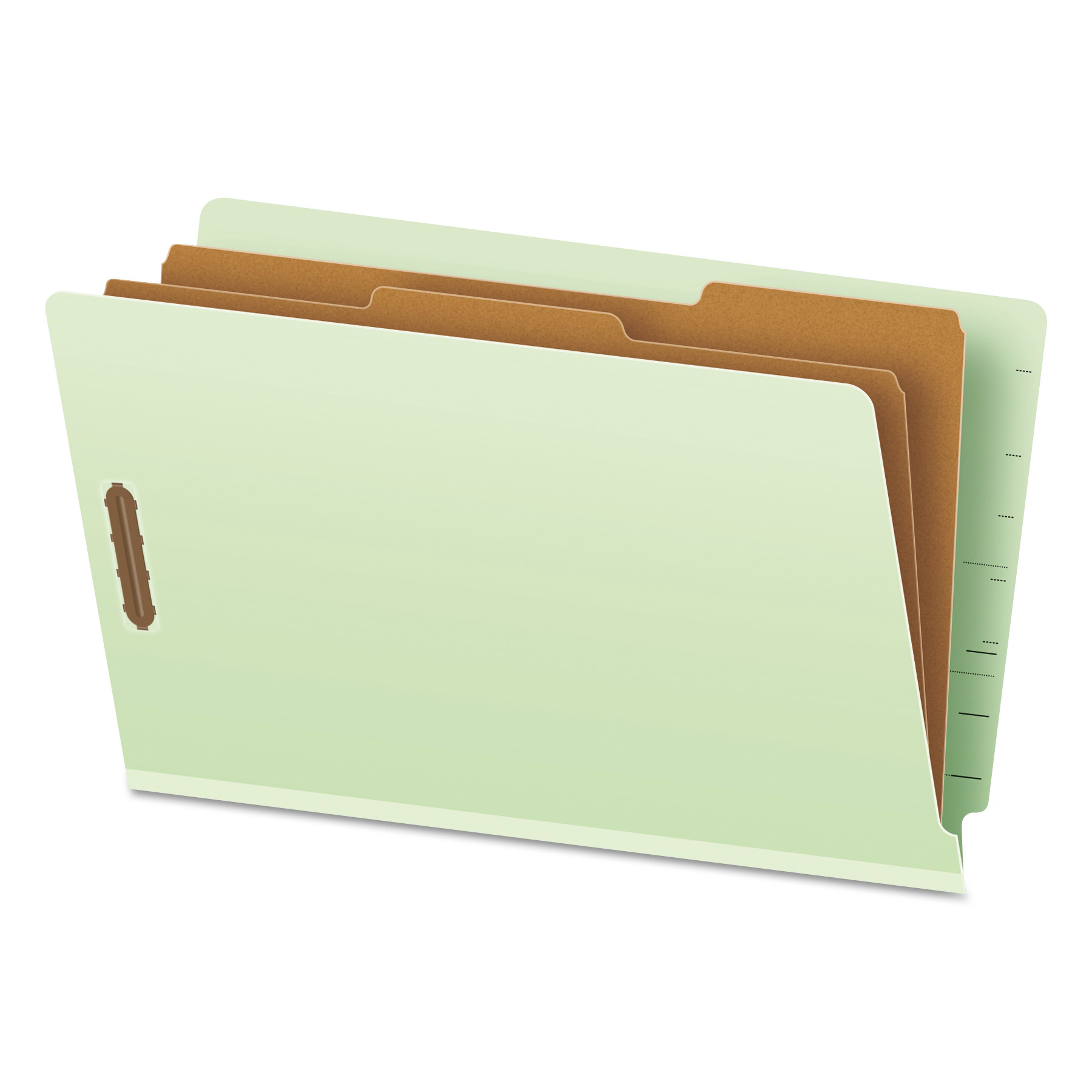 Pendaflex Legal Recycled Classification Folder - 8 1/2" x 14" - 2" Fastener Capacity for Folder - 2 Divider(s) - Pressboard, Tyv