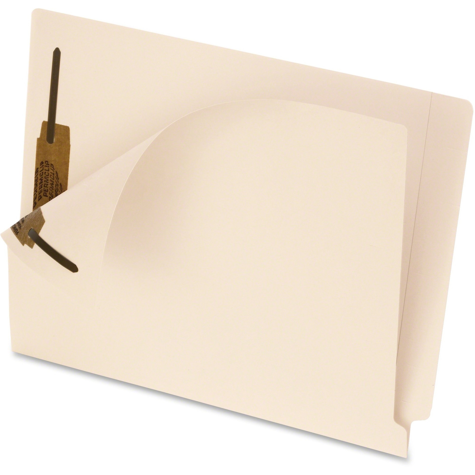 Pendaflex Letter Recycled End Tab File Folder - 8 1/2" x 11" - 2 Fastener(s) - 2" Fastener Capacity - Manila - 10% Recycled - 50